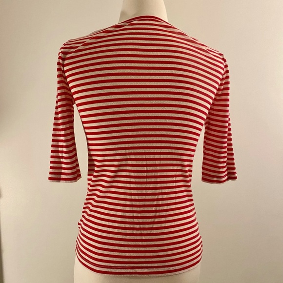 *RARE*BDG red and white striped top - Picture 2 of 3